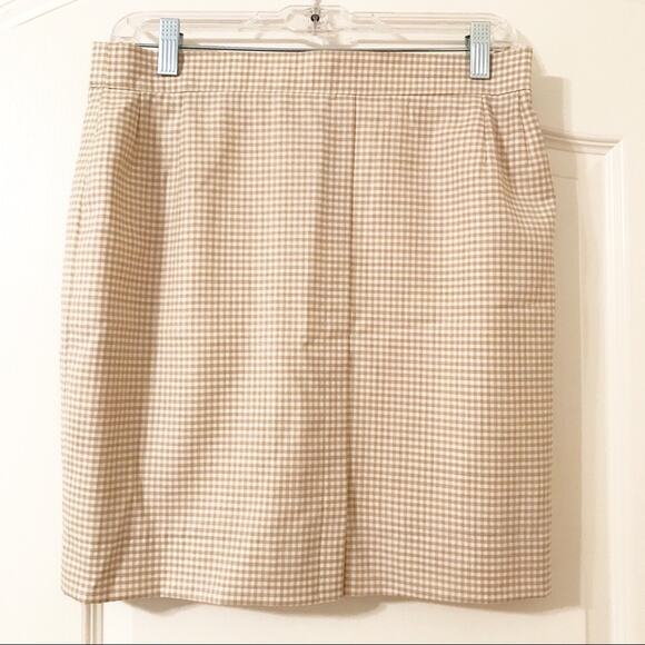 Vintage Louis Feraud Gigham Mini Skirt 1980’s - Picture 1 of 7